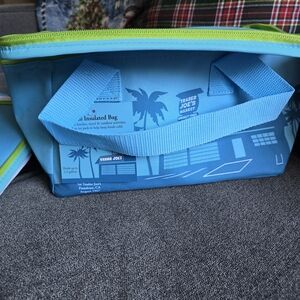 Trader Joe's Blue Insulated Travel Bag